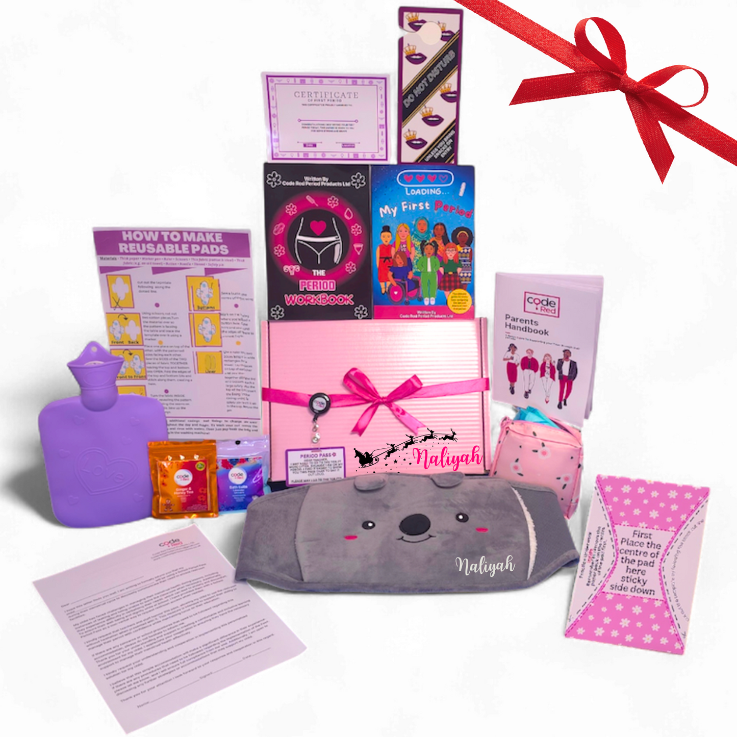 Christmas Personalised Period Starter Kit