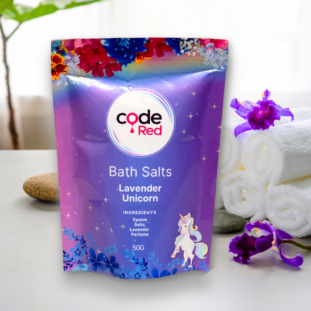 Lavender Unicorn Epsom Bath Salts